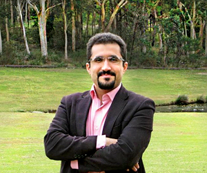 Saeed Rezaei at Macquarie University's idyllic North Ryde campus Saeed Rezaei at Macquarie University’s idyllic North Ryde campus