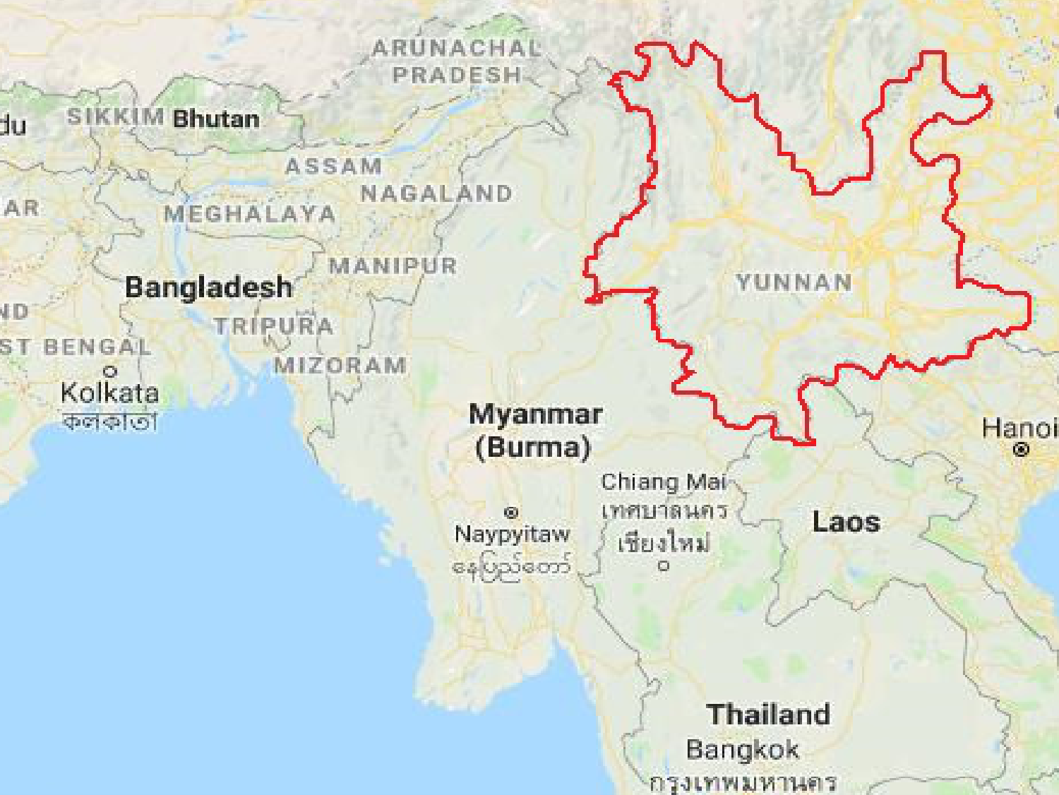 myanmar language map